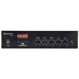 Adastra DM-Series Mixer-Amp with USB/FM and Bluetooth 60W