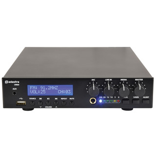 Adastra UM Series Ultra Compact 100V Mixer-Amplifiers 60W