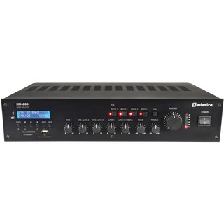 Adastra RM-series 100V Mixer-Amplifier with DAB+, BT, USB/SD 480W