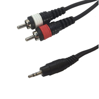 3,5 Jack Stereo to 2x RCA cinch - 3m