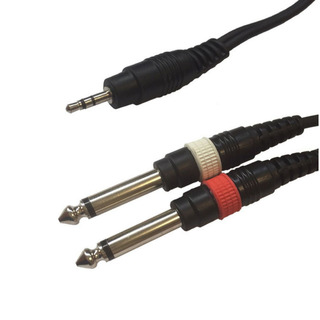  3,5mm  Stereo to 2 x 6,3mm Jack - 1.5m