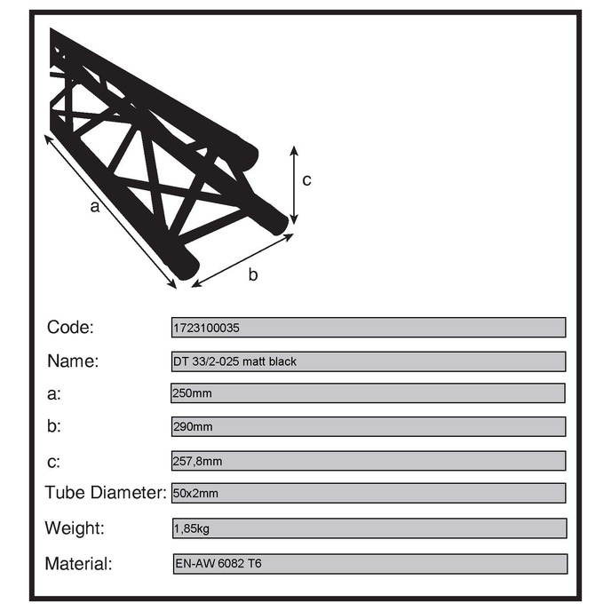 DT 33/2-025 Black