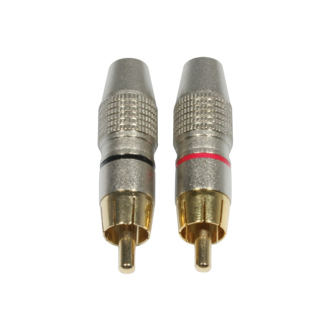 RCA Cinch Male Plug Gold