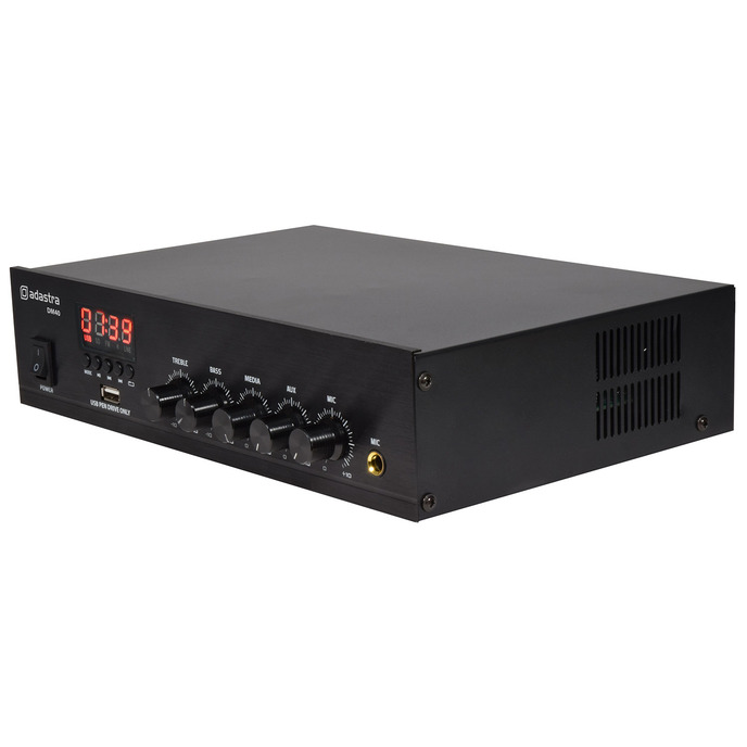 Adastra DM-Series Mixer-Amp with USB/FM and Bluetooth 40W