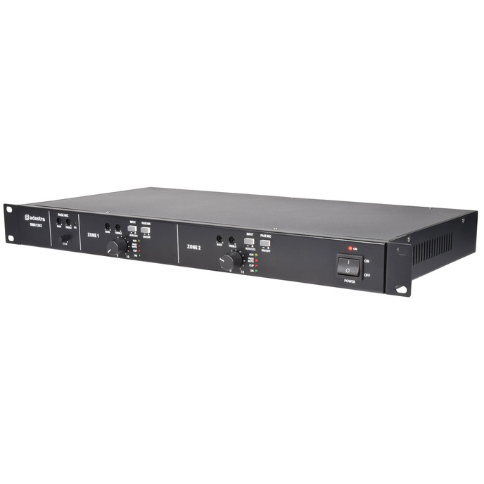 Adastra RMS-series Multi Zone 100V Amplifiers 2x 120W