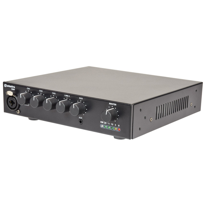 Adastra UA Series Compact 100V Mixer-Amplifiers 60W