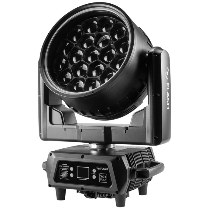 2x Flash Pro WashFX 1000 IP65 CRMX