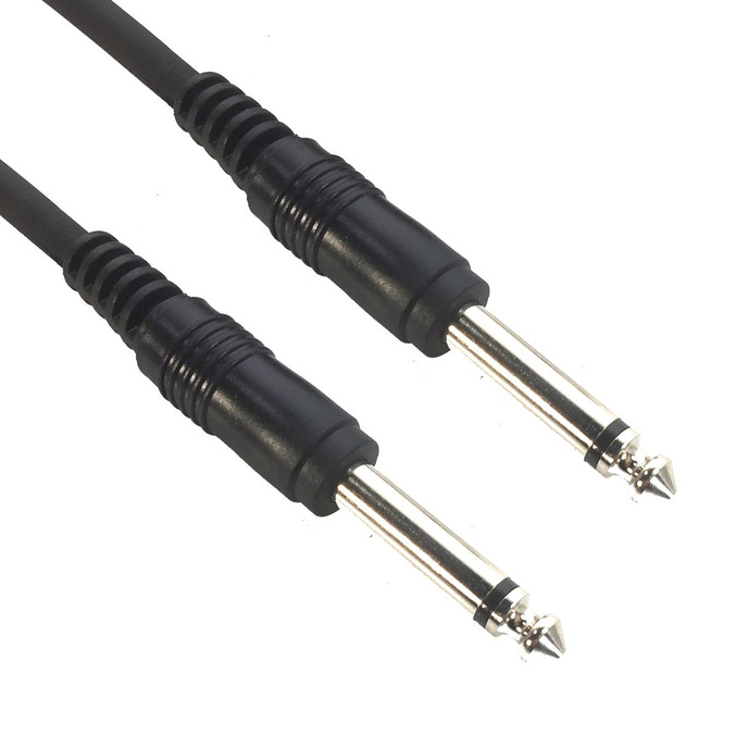 Jack cable 6,3mm mono - 1.5m