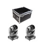 Flash Spot LED 150 x 2 inc. Flight Case